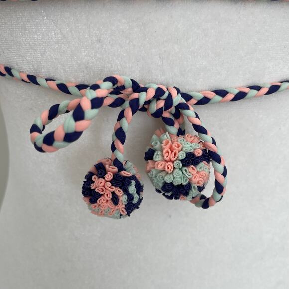 Victoria's Secret The Fabulous Striped Halter Bikini Top 34B - Picture 4 of 9